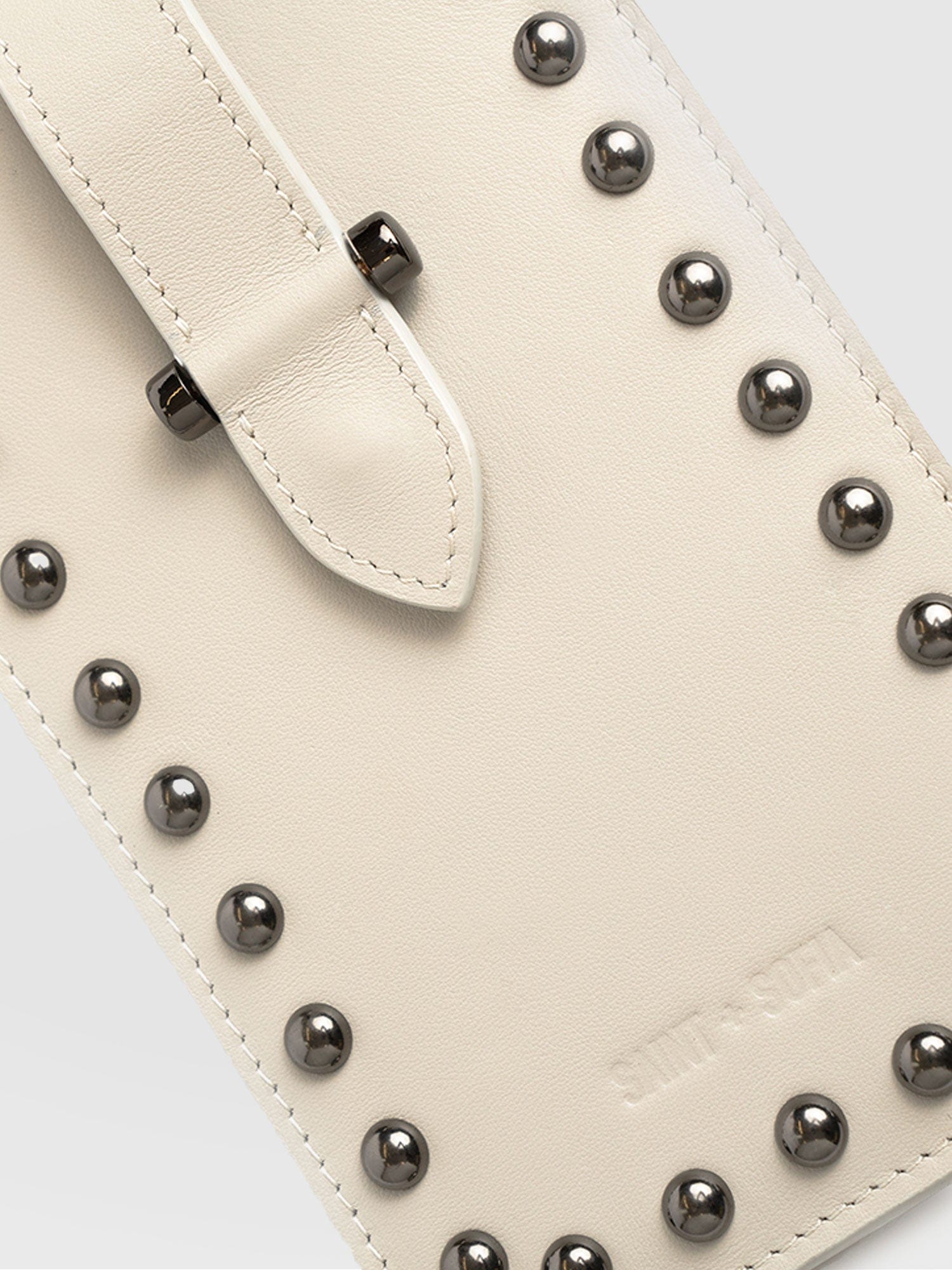 Hoxton Studded Phone Bag Cream - Women's Phone Bag | Saint + Sofia® USA